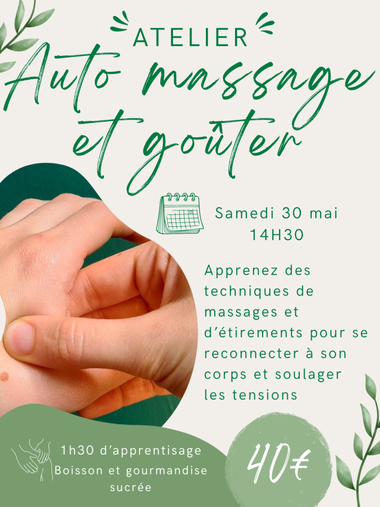 Atelier auto massage et goûter